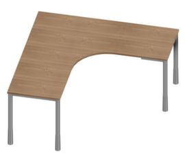 Nowy Styl Freiform-Schreibtisch E10 mit 4-Fußgestell aus Rundrohr