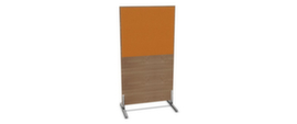 Nowy Styl Trennwand E10 aus Holz mit Stoffbespannung, Höhe x Breite 1545 x 800 mm