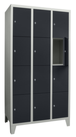 PAVOY Schließfachschrank Basis, 12 Fächer