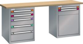 Thurmetall Werkbank, 7 Schubladen, 1 Schrank