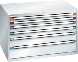 Thurmetall Schubladenschrank mit Breite 1205 mm, 6 Schublade(n)
