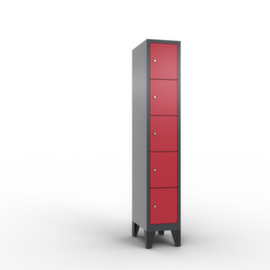 C+P Schließfachschrank Classic, 5 Fächer