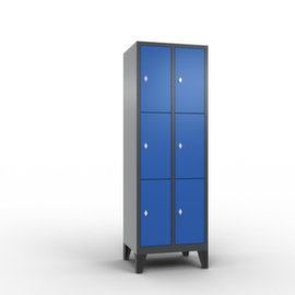 C+P Schließfachschrank Classic, 6 Fächer
