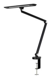 Hansa Designer LED-Arbeitsplatzleuchte Zirkon mit Klemmfuß, Licht neutralweiß, schwarz