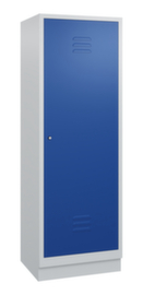 C+P Garderobenschrank Classic mit 2 gemeinsam verschließbaren Abteilen, Abteilbreite 300 mm