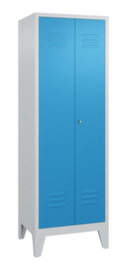 C+P Garderobenschrank Classic mit 2 gemeinsam verschließbaren Abteilen, Abteilbreite 300 mm