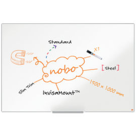 nobo Whiteboard Impression Pro, Höhe x Breite 1000 x 1500 mm