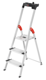 Hailo Einseitige Stufenstehleiter ComfortLine L80 mit XXL-Stufen