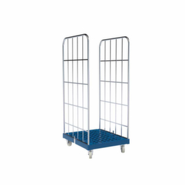 Rollbehälter rolltainer® mit HDPE-Plattform LxB 815x682 mm