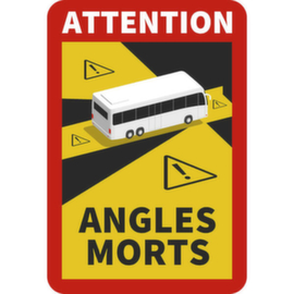 Warnschild SafetyMarking® "Attention Angles Morts"