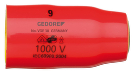 GEDORE VDE 30 6 VDE-Steckschlüsseleinsatz 3/8" 6-kant 6 mm