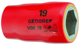 GEDORE VDE 19 32 VDE-Steckschlüsseleinsatz 1/2" 6-kant 32 mm