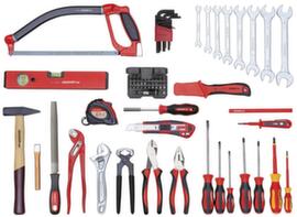 Gedore Red Werkzeugsatz BASIS im robusten Werkzeugkoffer