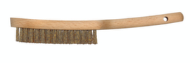 GEDORE R93700043 Drahtbürste 3-reihig 290 mm Holzgriff