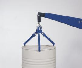 Fassgreifer für 200-/220-Liter-Fässer für Stahl- und Kunststofffässer, Aufnahme stehend