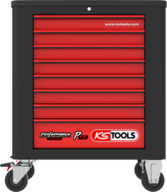 KS Tools Performanceplus Werkstattwagen-Satz P15 mit 399 Werkzeugen für 7 Schubladen