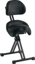 meychair Stehhilfe Futura Professional Comfort mit Rückenlehne, Sitzhöhe 590 - 730 mm