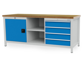 Bedrunka + Hirth Werkbank mit Rückwand