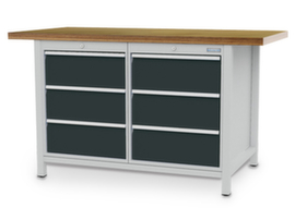 Bedrunka + Hirth Kastenwerkbank mit Multiplexplatte