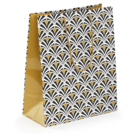 Art Deco Lackpapier-Tragetasche