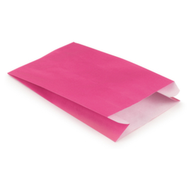 Bunte Papierbeutel 120 x 190 mm pink