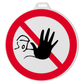 Hinweisschild aus Polystyrol