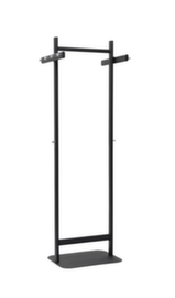 MAUL Garderobenständer MAULsalsa, mit 10/2 Haken, RAL9004 Signalschwarz