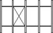 Kragarmregal, beidseitig, Höhe 1980 mm, 5 Ebenen Technische Zeichnung 1 S