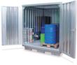 Lacont Gefahrstoff-Container fertig montiert, Lagerung aktiv, Breite x Tiefe 6075 2875 mm