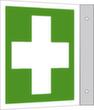 Erste-Hilfe-Schild SafetyMarking®, Fahnenschild, langnachleuchtend