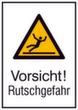 Warnschild vor Rutschgefahr, Wandschild