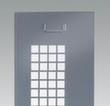 C+P Garderobenschrank Classic lichtgrau mit 4 Abteilen + Mitteltrennwand + Türen gelocht, Abteilbreite 400 mm Detail 1 S