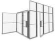 TROAX Trennwandsystem mit Maschenweite 50x50 mm