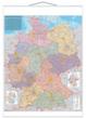 Franken PLZ-Deutschlandkarte, Höhe x Breite 1370 x 970 mm
