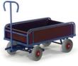 Rollcart 2-achsiger Handwagen mit Lenkung, Traglast 400 kg, Ladefläche 1130 x 635 mm