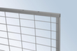 TROAX Wand-Aufsatzelement Standard für Trennwandsystem, Breite 200 mm Detail 1 S