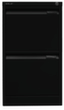 Bisley Hängeregistraturschrank, 2 Auszüge, schwarz/schwarz Standard 2 S