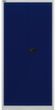 Bisley Aktenschrank Universal, 5 Ordnerhöhen, lichtgrau/oxfordblau Standard 3 S