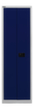Bisley Aktenschrank Universal, 5 Ordnerhöhen, lichtgrau/oxfordblau