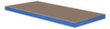 Spanplattenboden für Lagerregal, Breite x Tiefe 890 x 490 mm