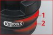 KS Tools Turbolader-Ladeluft-System-Prüfkoffer-Satz Standard 7 S