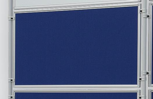Franken Trennwand, Höhe x Breite 900 x 1200 mm, Wand blau Detail 1 ZOOM