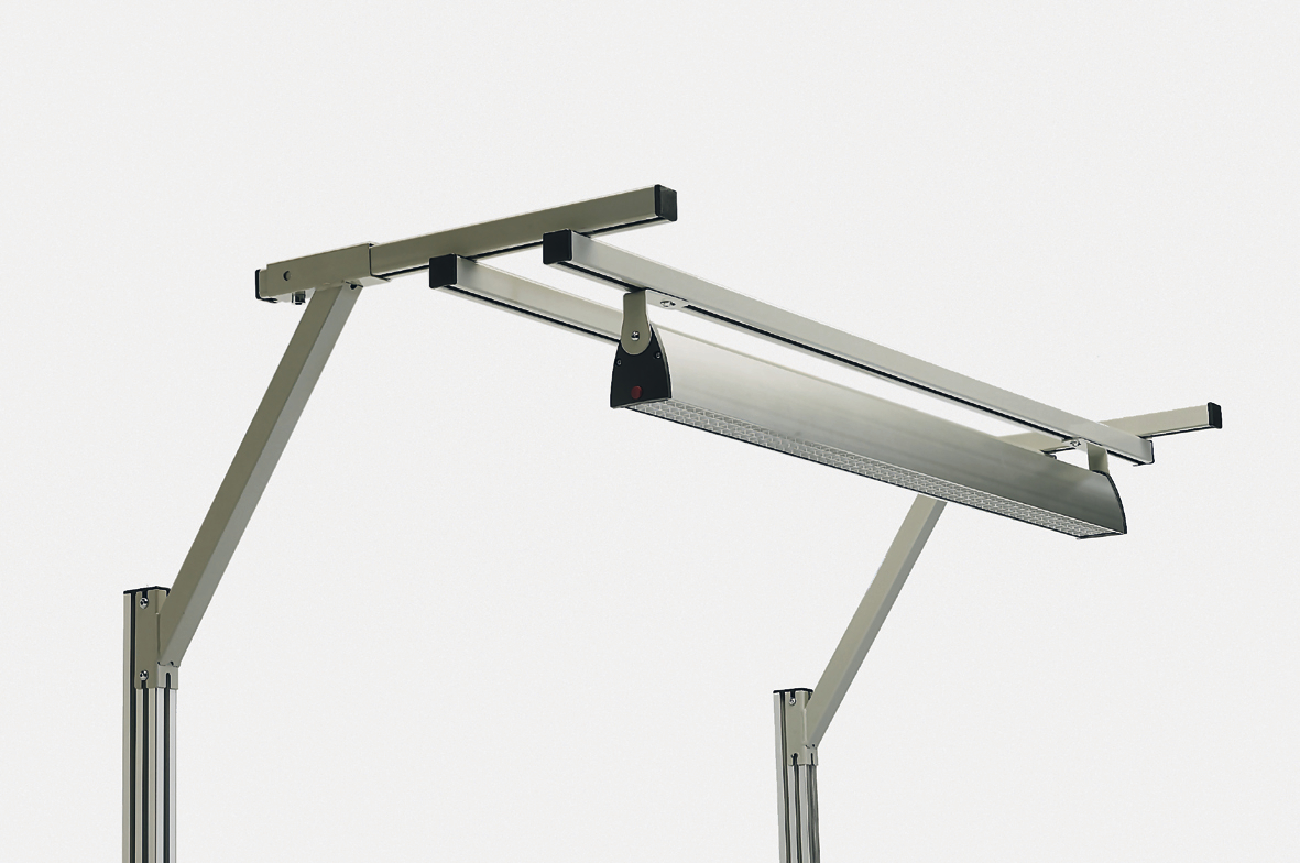 Treston Obergestell für Werkzeuge und Leuchten für Montagetisch, Breite 1800 mm Milieu 1 ZOOM
