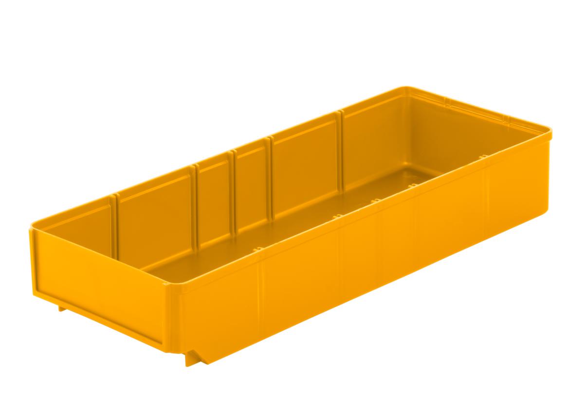 Regalkasten mit großer Beschriftungsfläche, gelb, Tiefe 500 mm Standard 1 ZOOM