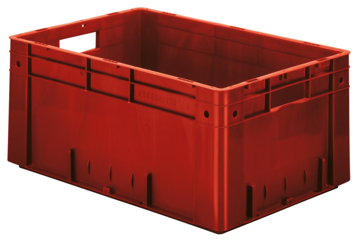 Euronorm-Stapelbehälter, rot, Inhalt 50 l Standard 1 ZOOM