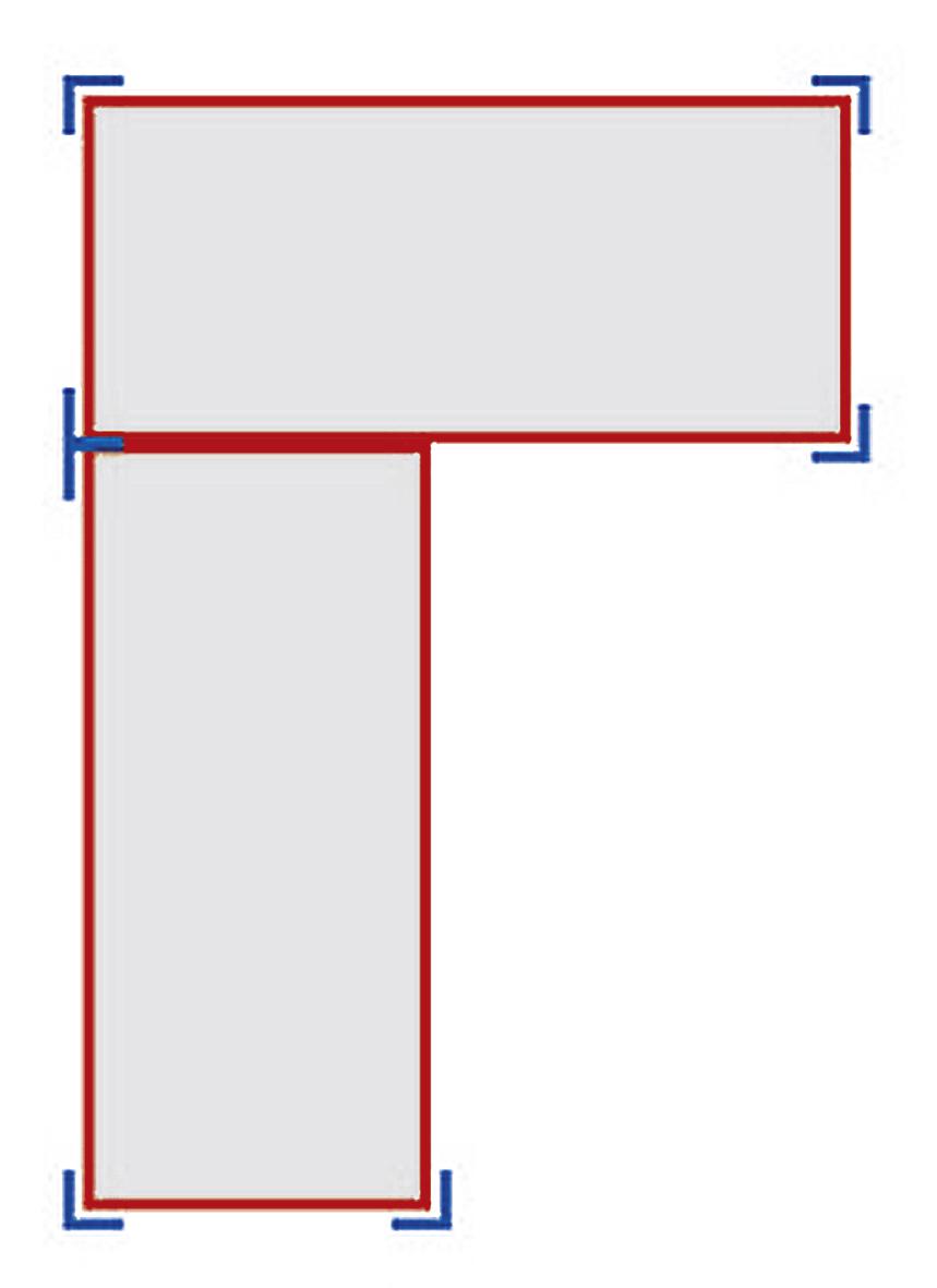 Spanplatten-Steckregal mit 4 Böden, Höhe x Breite x Tiefe 1800 x 910 x 600 mm, 4 Böden Technische Zeichnung 1 ZOOM