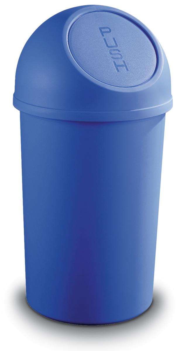 helit Push-Abfallbehälter, 25 l, blau Standard 1 ZOOM