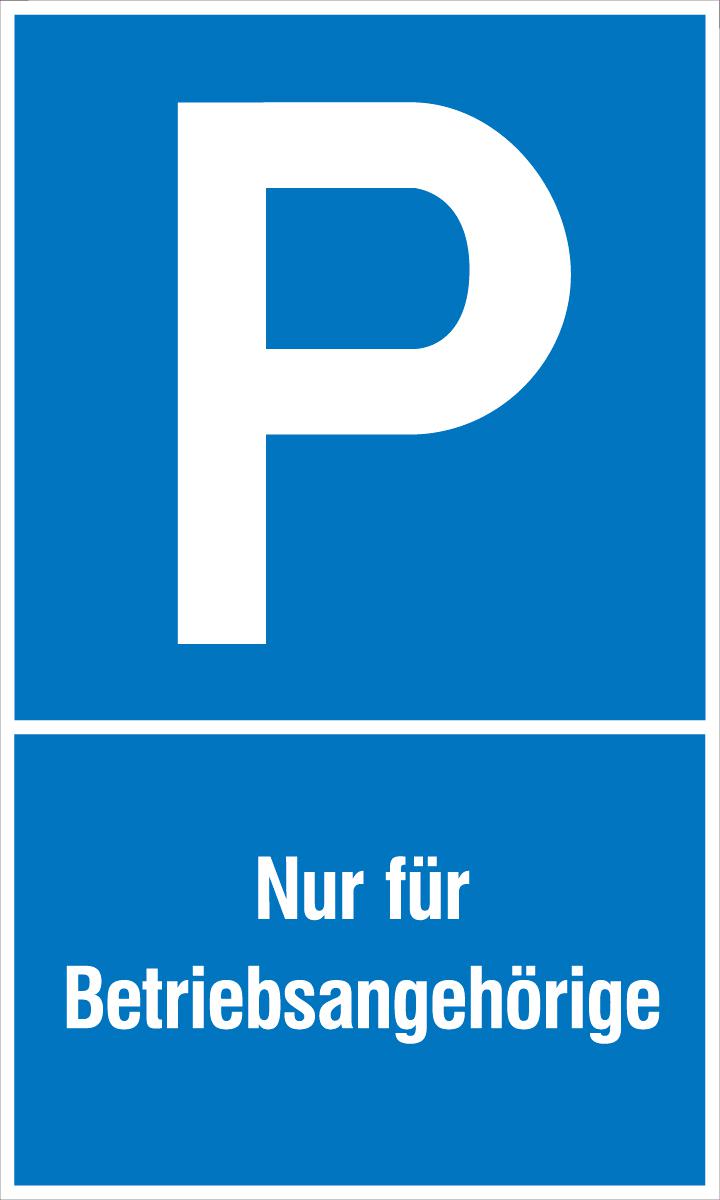 Parkplatzschild Standard 7 ZOOM
