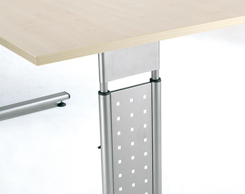 Gera Höhenverstellbarer Schreibtisch Milano mit C-Fußgestell Detail 1 ZOOM