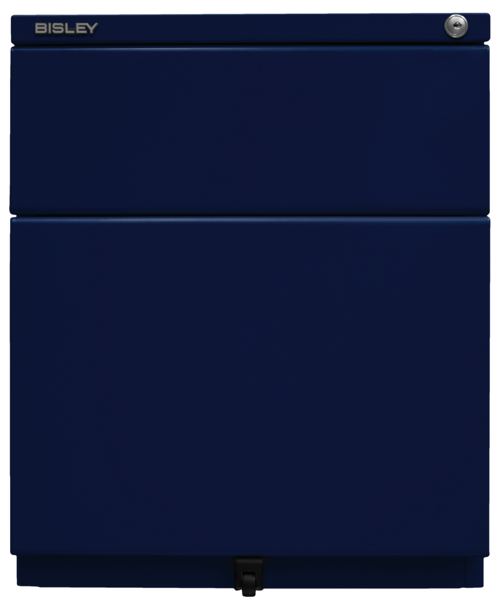 Bisley Rollcontainer OBA mit HR-Auszug, 1 Schublade(n), oxfordblau/oxfordblau Standard 3 ZOOM